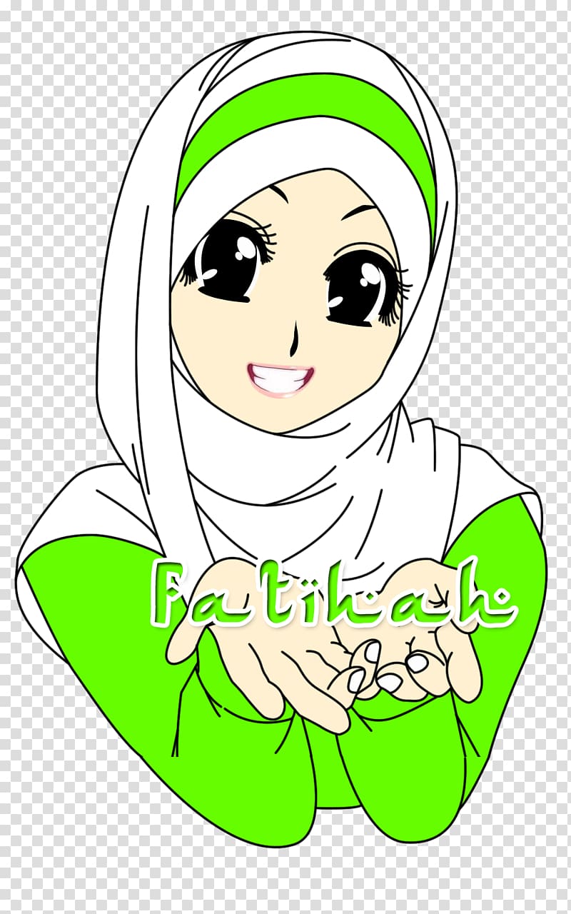 Hijab Muslim Islam Cartoon Drawing, Islam transparent background PNG clipart