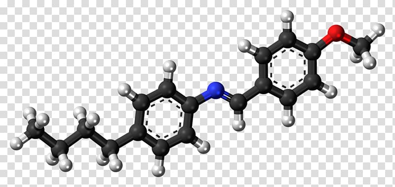 Ball-and-stick model Apigenin Chemical structure Flavones Chemical compound, others transparent background PNG clipart