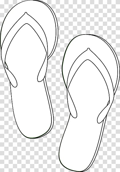 Slipper Flip-flops Sandal Drawing , Flipped transparent background PNG ...