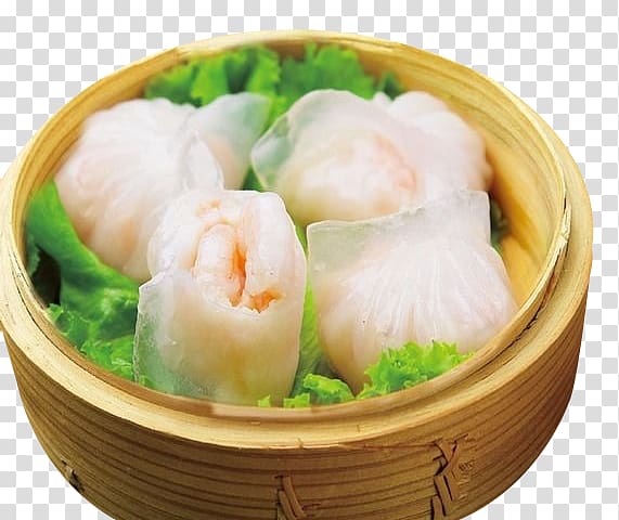 Wonton Dim sum Dim sim Xiaolongbao Har gow, Crystal shrimp dumplings transparent background PNG clipart
