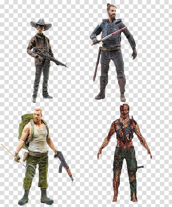 Michonne Action & Toy Figures Negan Carl Grimes Abraham Ford, others transparent background PNG clipart