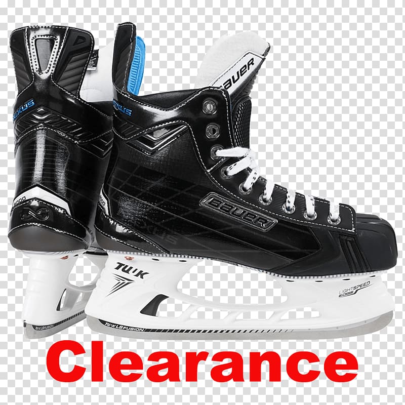 Bauer Hockey Ice Skates Ice hockey equipment Ice skating, hockey skates transparent background PNG clipart