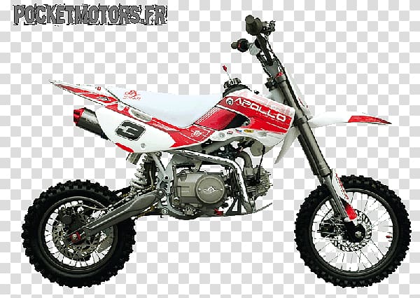 Pit bike Motorcycle Car Bicycle All-terrain vehicle, yamaha dirt bike transparent background PNG clipart