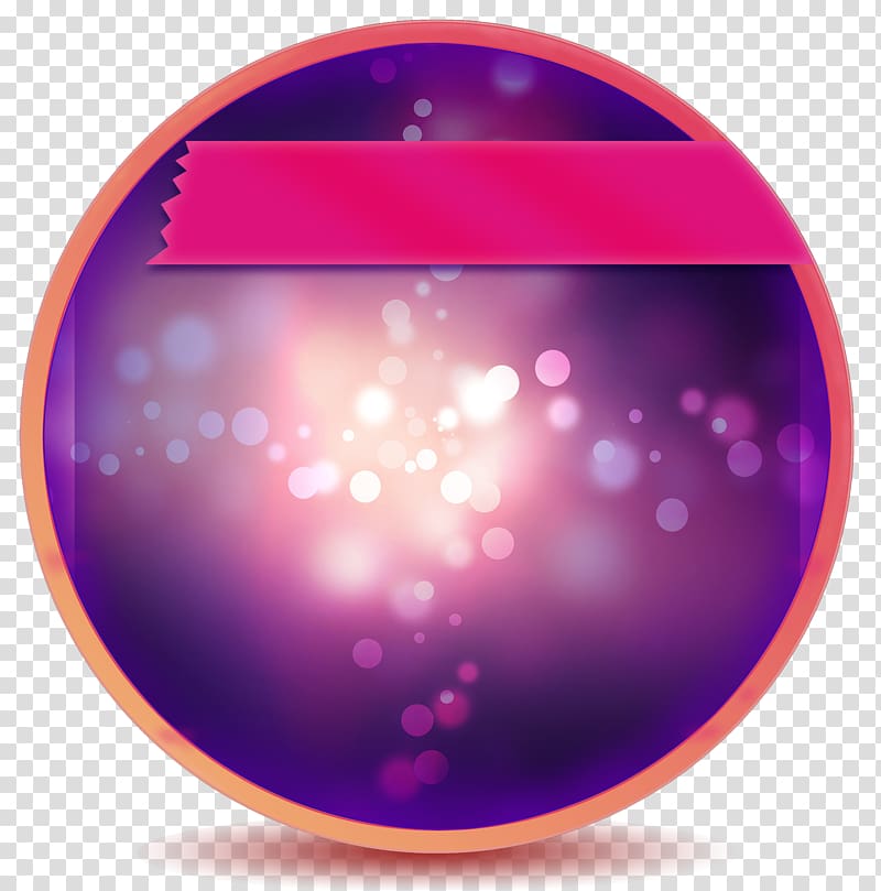 Purple Dream Circle Border Texture transparent background PNG clipart
