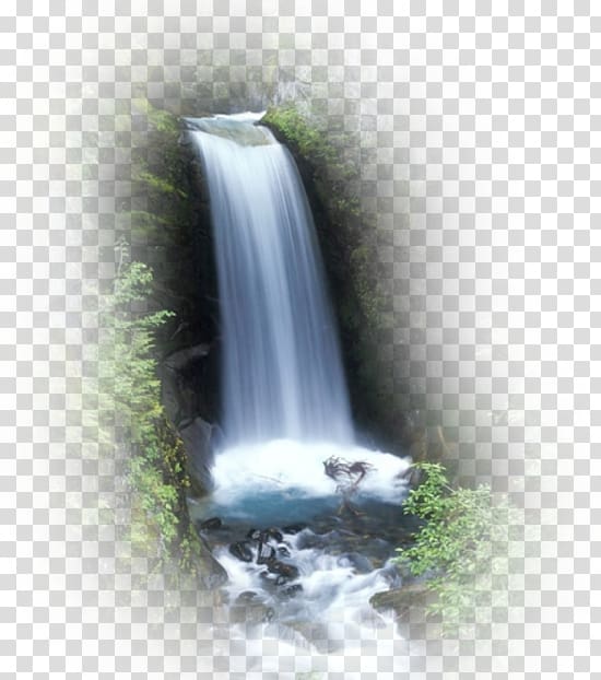 waterfalls with trees, Waterfall Montrol-Sénard Watercourse Email, waterfalls transparent background PNG clipart