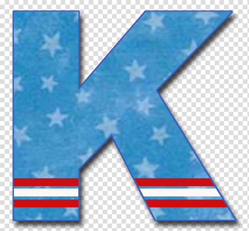 English alphabet Letter K, americana transparent background PNG clipart