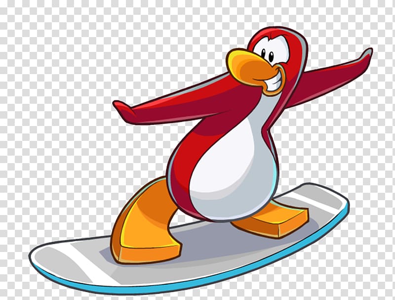 Club Penguin Vanimo Surfing, penguins transparent background PNG clipart