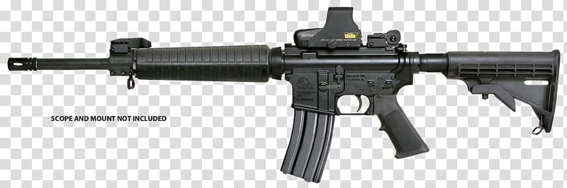 M4 carbine Close Quarters Battle Receiver Airsoft Guns Rifle, weapon transparent background PNG clipart