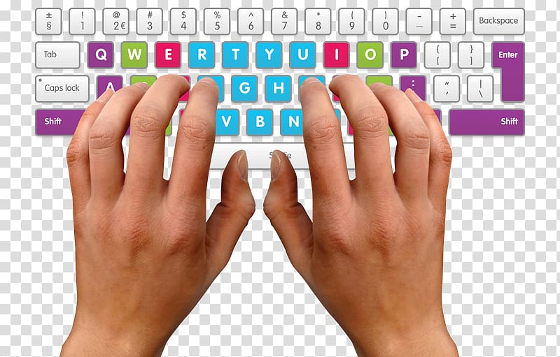 Computer keyboard Touch typing Dijak Child, door type transparent background PNG clipart
