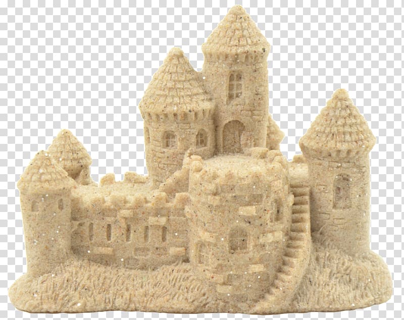 Castle Sand Medieval architecture Sculpture Middle Ages, castle decorations transparent background PNG clipart
