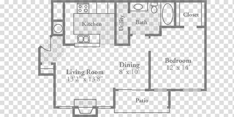 House plan Room Floor plan, bedroom floor lamp transparent background PNG clipart