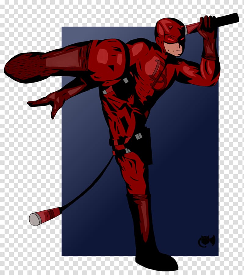 Daredevil Elektra Drawing Art, Daredevil transparent background PNG clipart