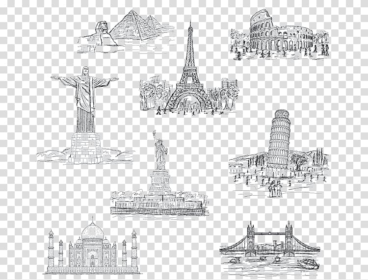 World Building Landmark Architecture, Sights of the world transparent background PNG clipart