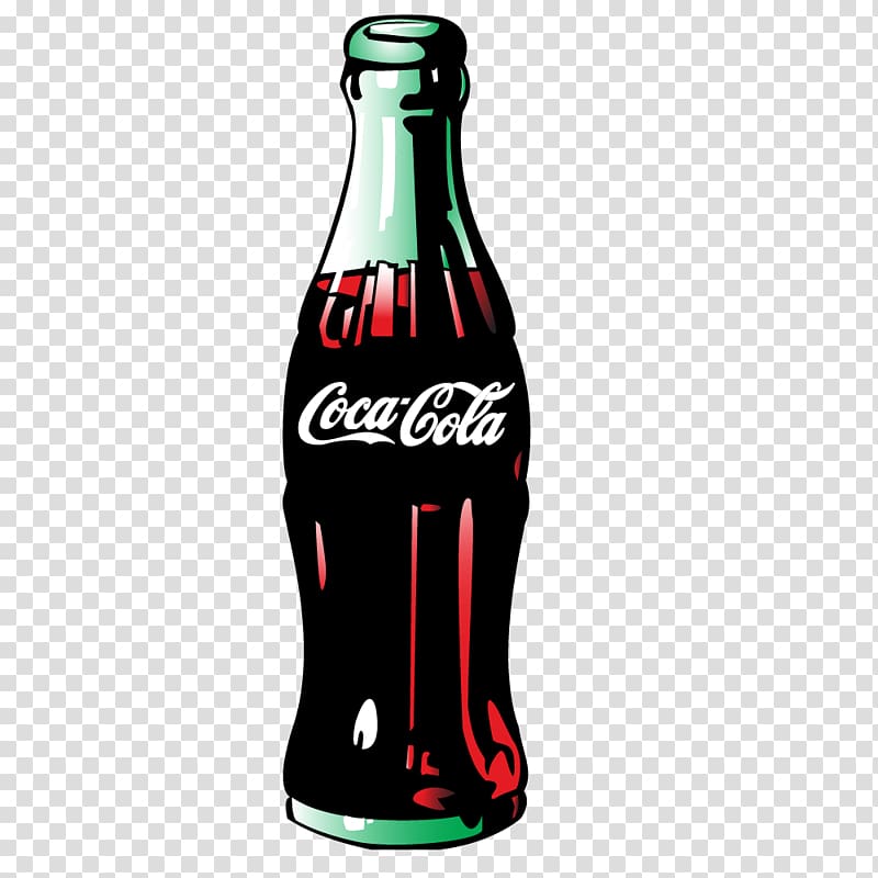 Green Coca-Cola Bottles Fizzy Drinks, coke transparent background PNG clipart