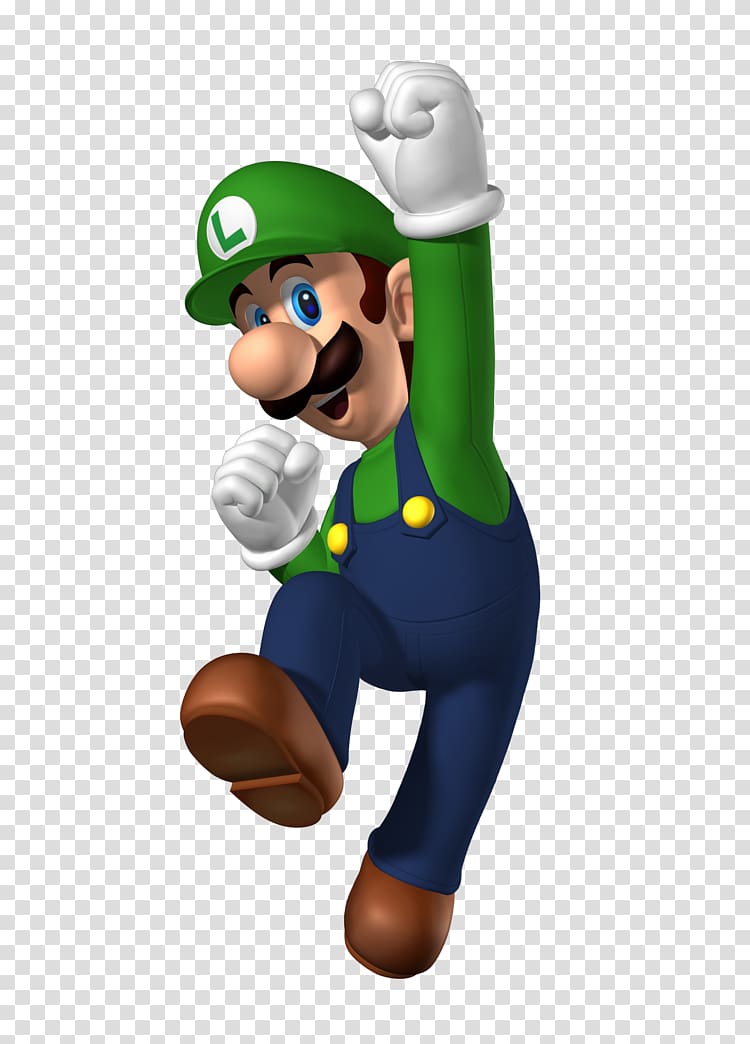 Super Mario Luigi art, New Super Mario Bros. U New Super Mario Bros. U Super Mario Bros. 3, Luigi HD transparent background PNG clipart
