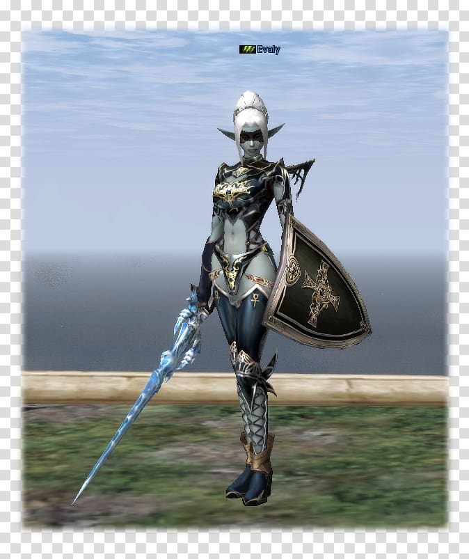 Lineage II Dark elves in fiction Knight Elf, skyrim se armor transparent background PNG clipart