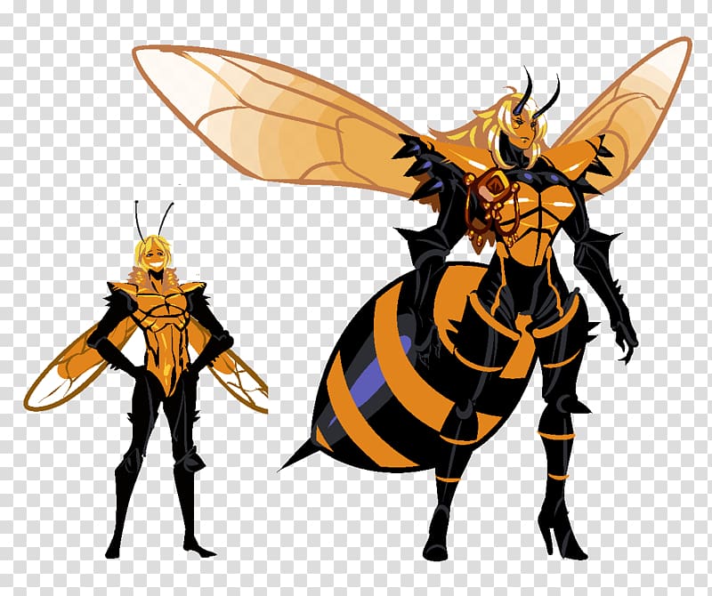 Honey bee Legendary creature Concept art, bee transparent background PNG clipart