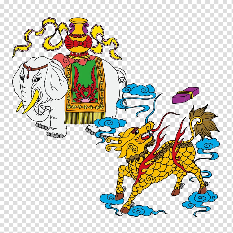 Qilin Cdr Motif, Like traditional pattern pack Aquarius transparent background PNG clipart