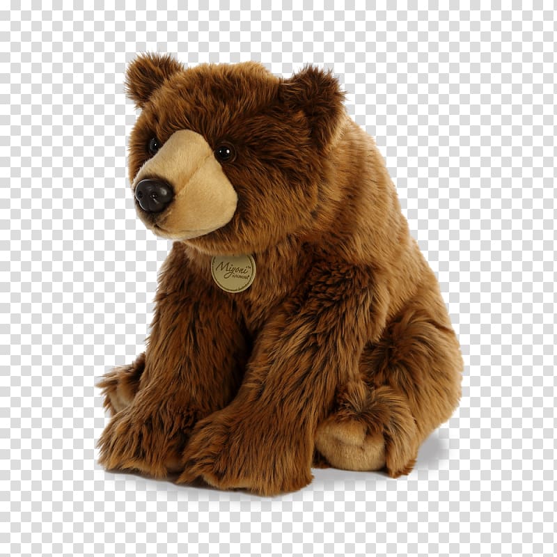 Grizzly bear Stuffed Animals & Cuddly Toys Brown bear, bear transparent background PNG clipart