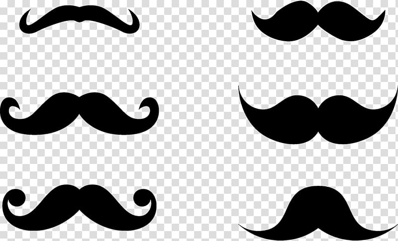 white mustache on black background, World Beard and Moustache Championships Movember , Beard Beard transparent background PNG clipart