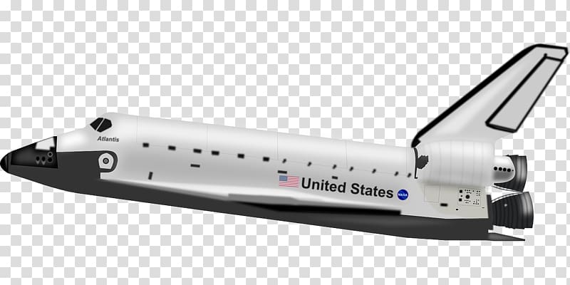 Space Shuttle program Shuttle Landing Facility Space Shuttle Challenger disaster , White plane transparent background PNG clipart