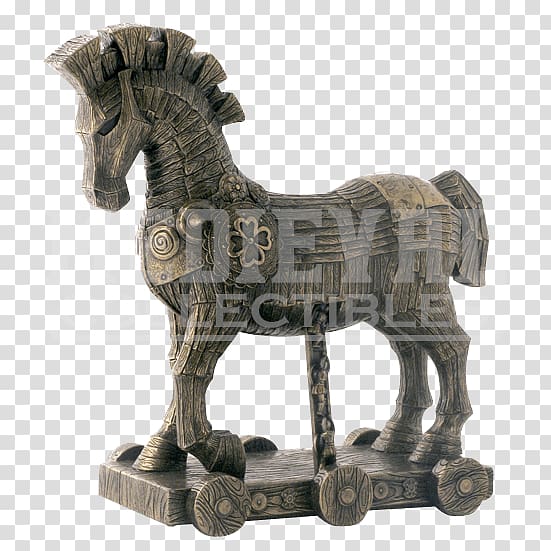 Trojan War Trojan horse Troy, horse transparent background PNG clipart
