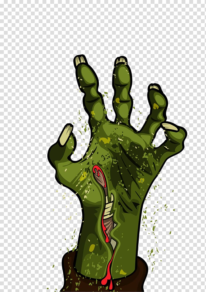Download Zombie left hand illustration, Plants vs. Zombies Splash ...