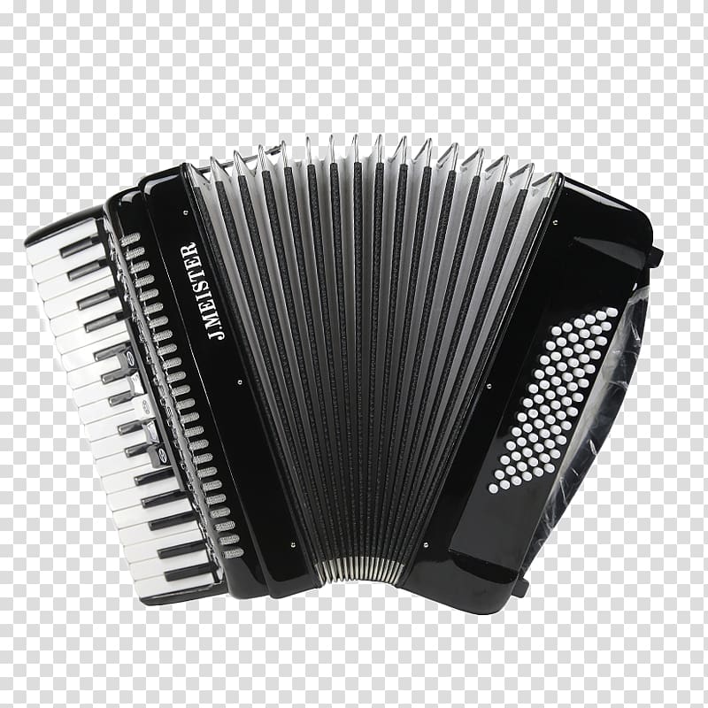Piano accordion Musical instrument Keyboard Diatonic button accordion, Imported black accordion transparent background PNG clipart