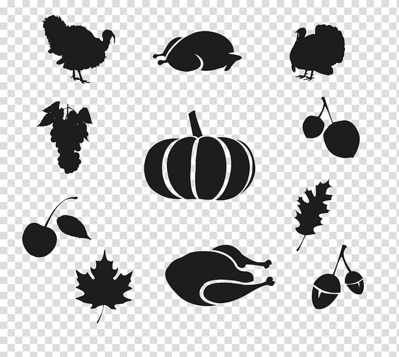 Fast food Italian cuisine Silhouette, Black pumpkin transparent background PNG clipart