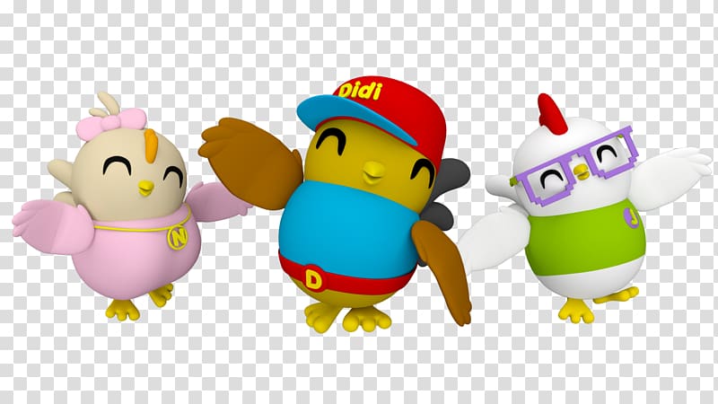 three birds cartoon illustration, Didi & Friends YouTube Desktop , friends transparent background PNG clipart