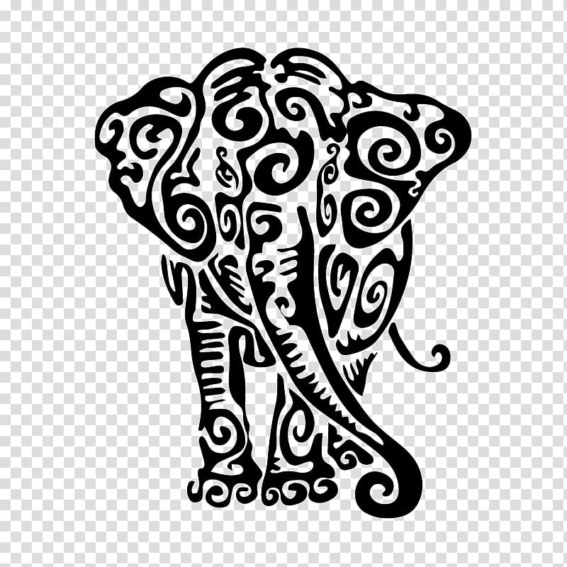 Amazon.com Elephant Tribe Drawing Tribalism, arabesque transparent background PNG clipart