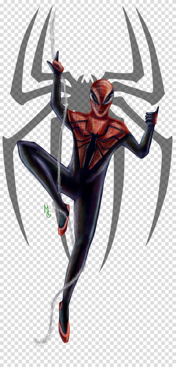Demon Spider-Man Cartoon, demon transparent background PNG clipart