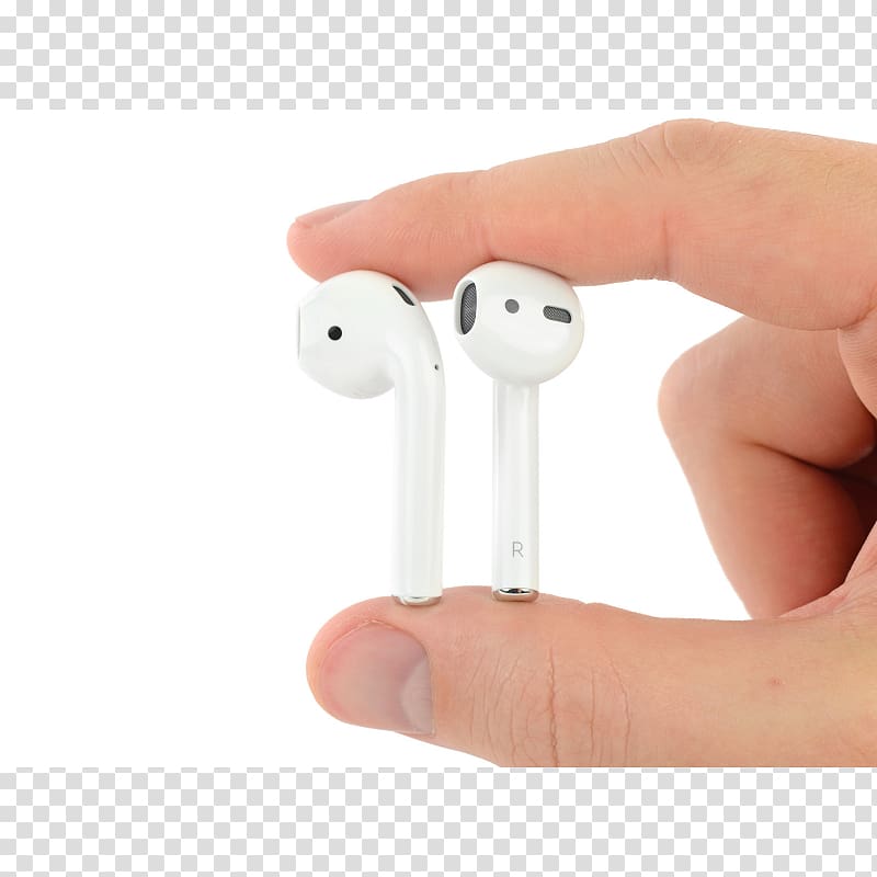AirPods Headphones Apple earbuds iFixit, headphones transparent background PNG clipart