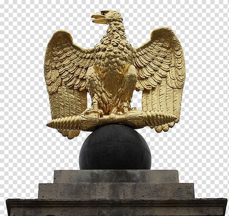 Palace of Fontainebleau Napoleon I on His Imperial Throne Aigle Paradiso Eagle, Golden Eagle statue transparent background PNG clipart