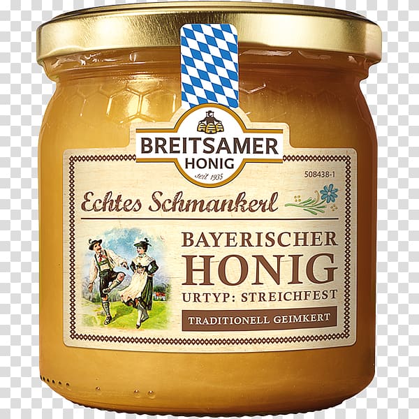 Honey Breitsamer Honig Schmankerl Bavarian language Kvetový med, logout transparent background PNG clipart