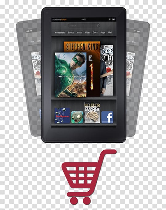 Amazon.com Kindle Fire HD Kindle Paperwhite E-Readers Fire HDX, others transparent background PNG clipart