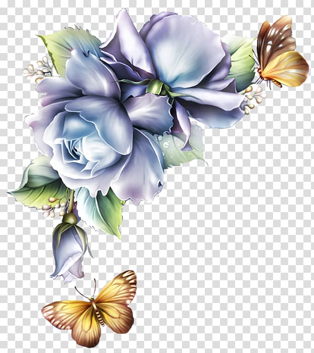 Blue rose Flower Floral design, rose transparent background PNG clipart