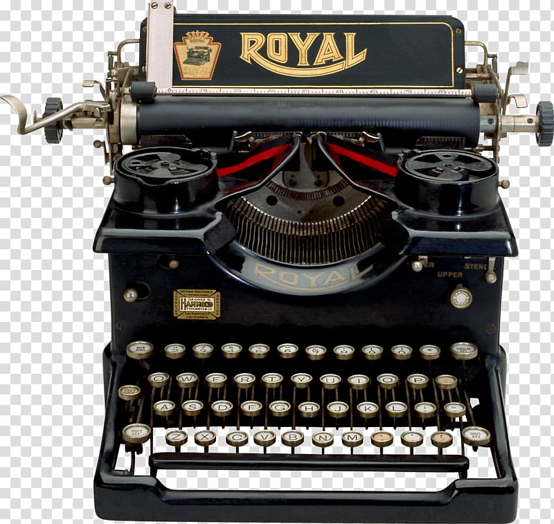 The Typewriter Paper Computer keyboard Typing, Typewriter transparent background PNG clipart