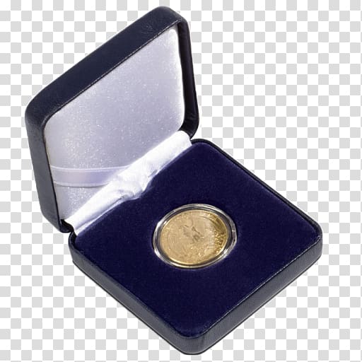 Euro coins Museo filatelico e numismatico Case Blue, metal title box transparent background PNG clipart