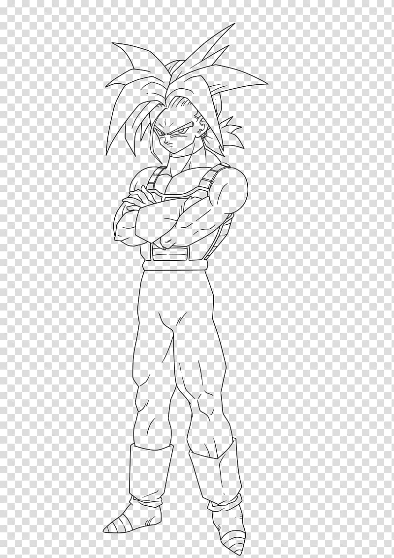 Trunks Goku Goten Gohan Sketch, drawing akiba transparent background PNG clipart