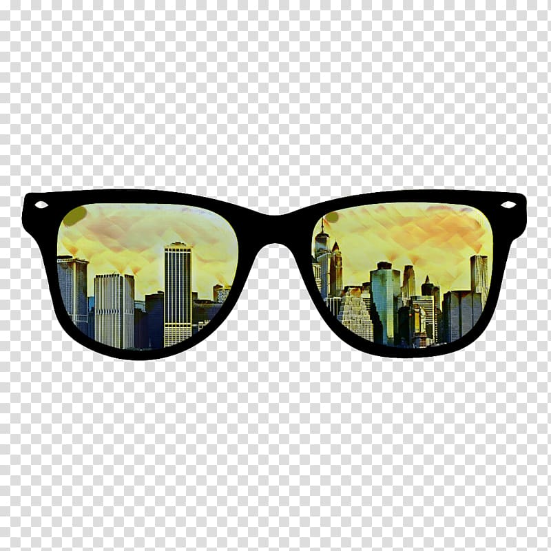 black framed Wayfarer-style sunglasses illustration, Editing, sunglass transparent background PNG clipart
