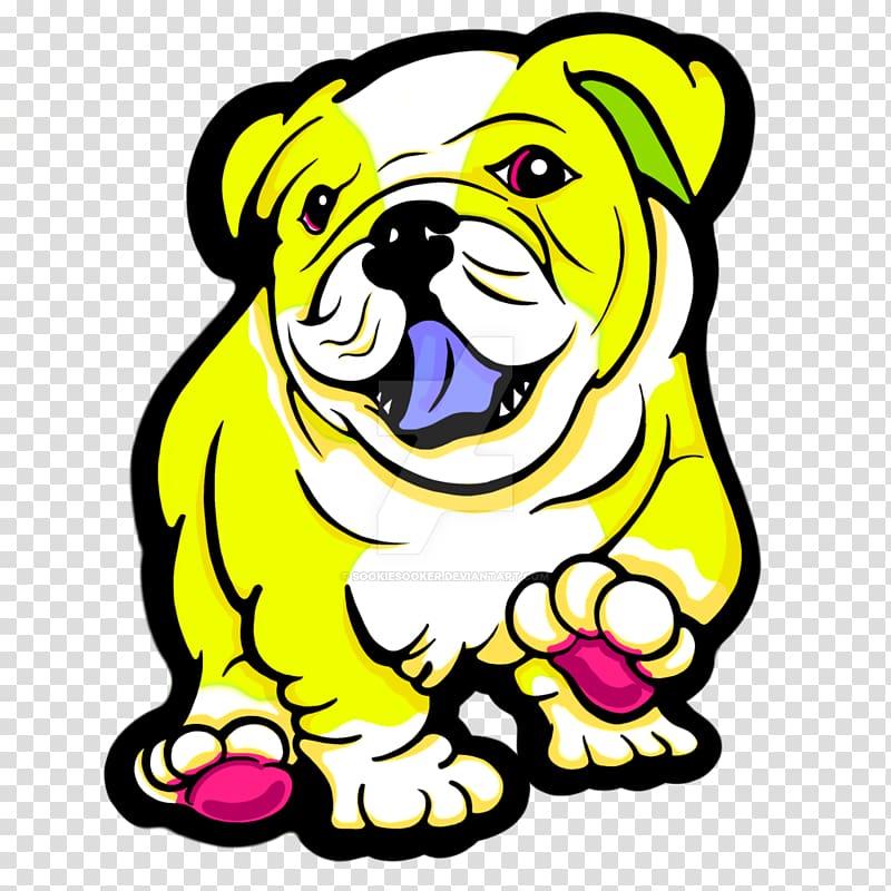 Puppy Dog breed Bull Terrier Bulldog Non-sporting group, yellow puppy transparent background PNG clipart