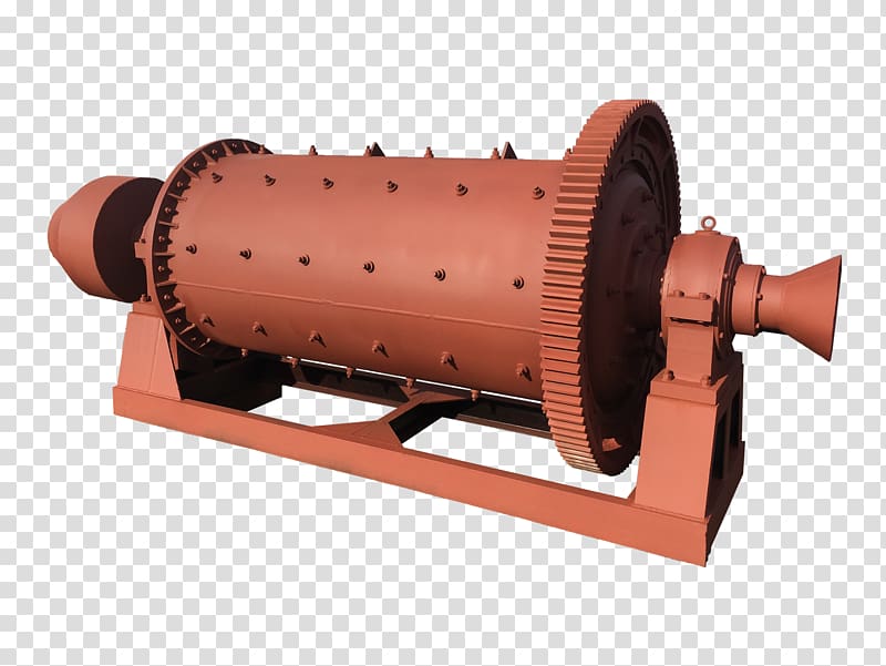 Ball mill Mining Crusher Ore, Stone Mill transparent background PNG clipart