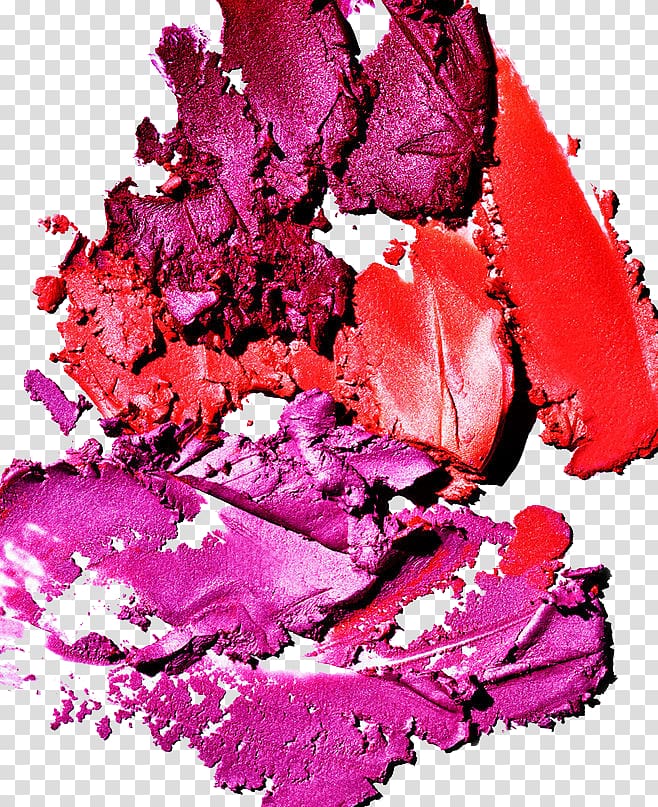 pink and red dry paint, Cosmetics Make-up, Makeup transparent background PNG clipart