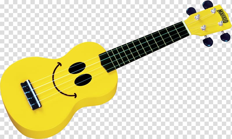 Mahalo U Smile Soprano Ukulele Acoustic guitar Tiple Cuatro, Acoustic Guitar transparent background PNG clipart