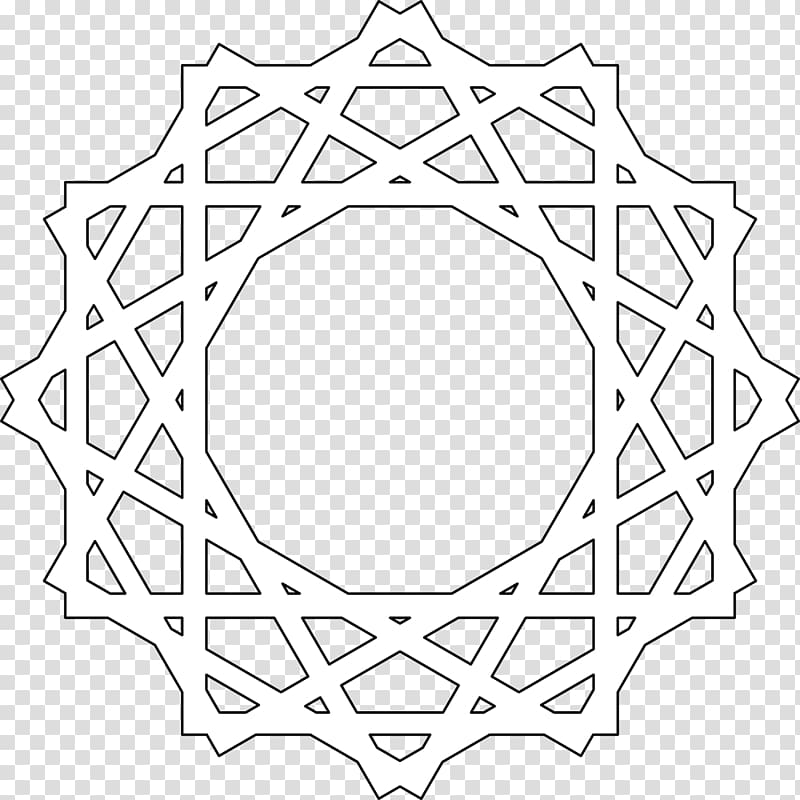 Islamic geometric patterns Ausmalbild Islamic art Mandala, child transparent background PNG clipart