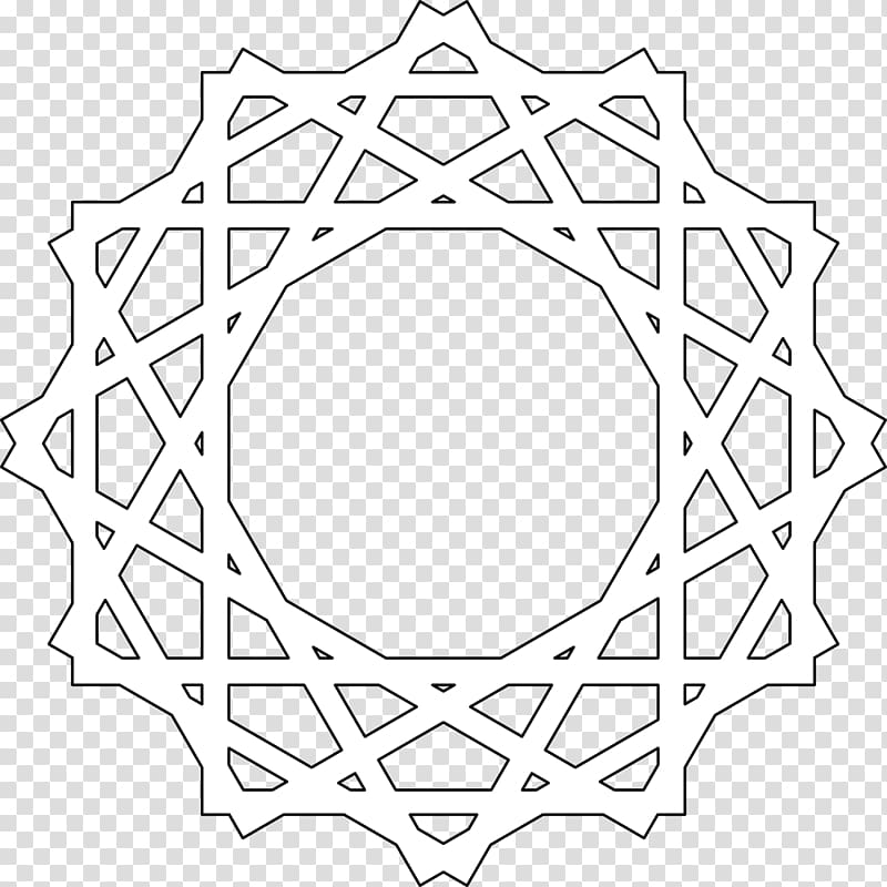 Islamic Geometric Patterns Ausmalbild Islamic Art Mandala Child Transparent Background Png Clipart Hiclipart