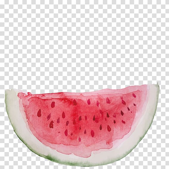 Watermelon Watercolor painting Auglis Illustration, Hand-painted watermelon transparent background PNG clipart