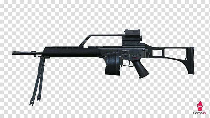 Heckler & Koch G36 Firearm Weapon Heckler & Koch MP5, machine gun transparent background PNG clipart