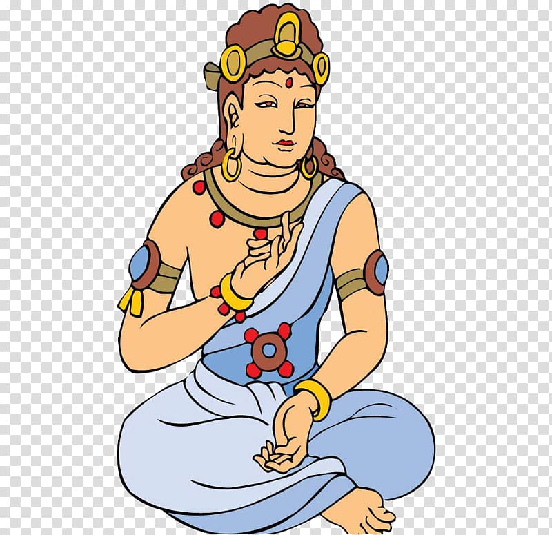 Buddhism Pu0101li Canon Buddhahood, Cartoon Portrait of Indian Buddhism transparent background PNG clipart